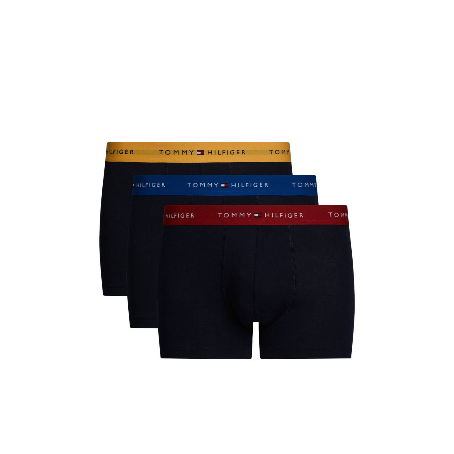 Tommy Hilfiger Boxershort met labeldetails in een set van 3 stuks