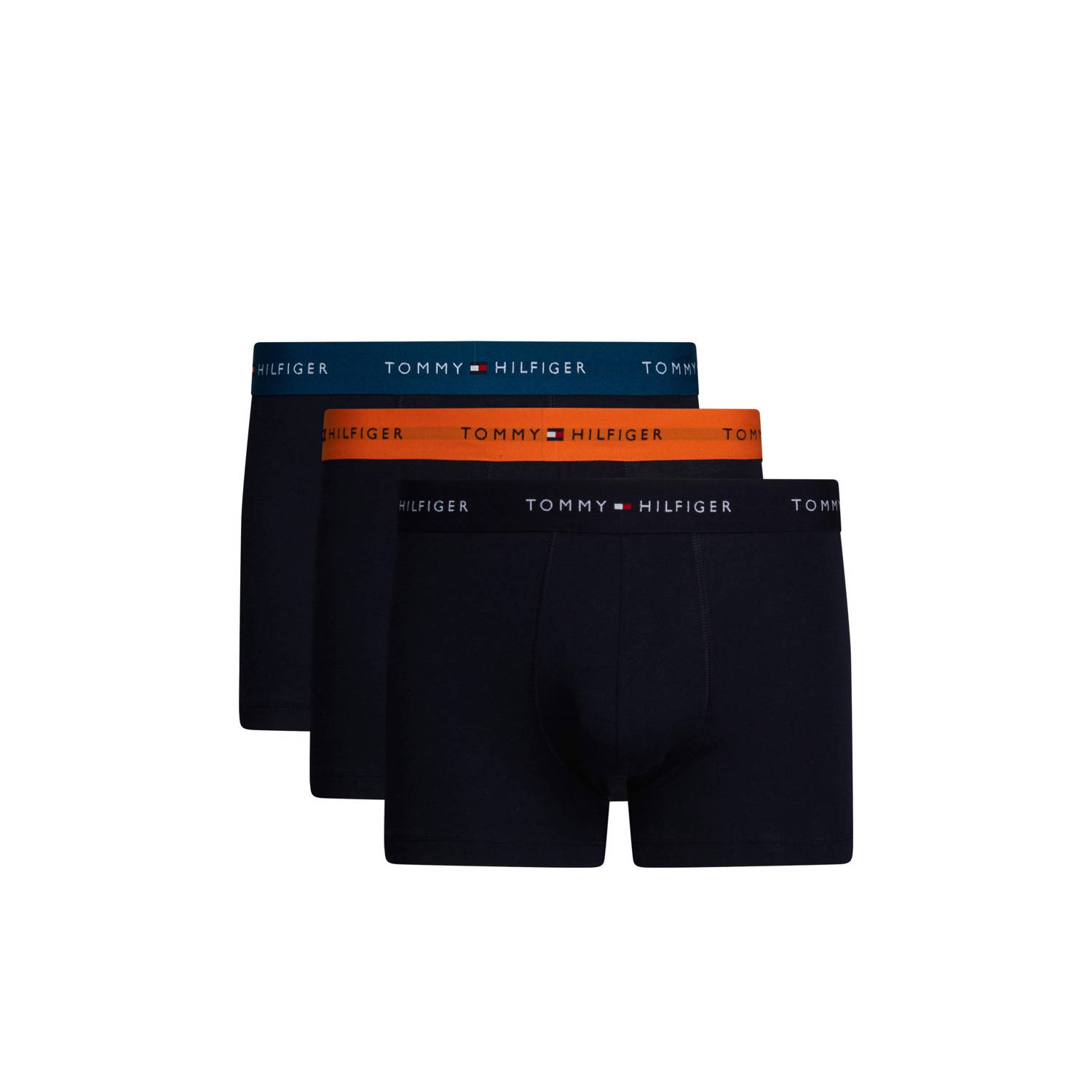 Tommy Hilfiger Boxershort met elastische band met logo in een set van 3 stuks