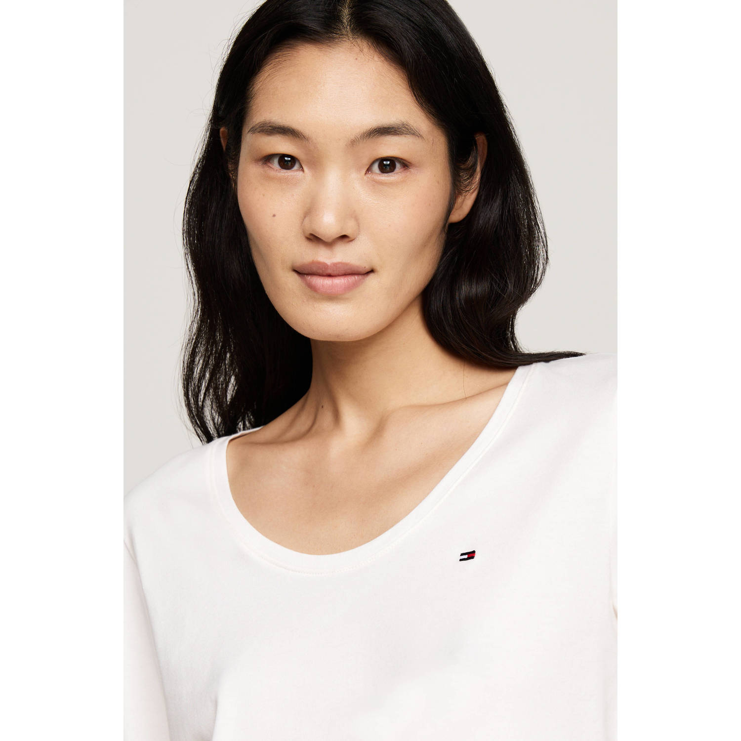 Tommy Hilfiger pyjama wit donkerblauw