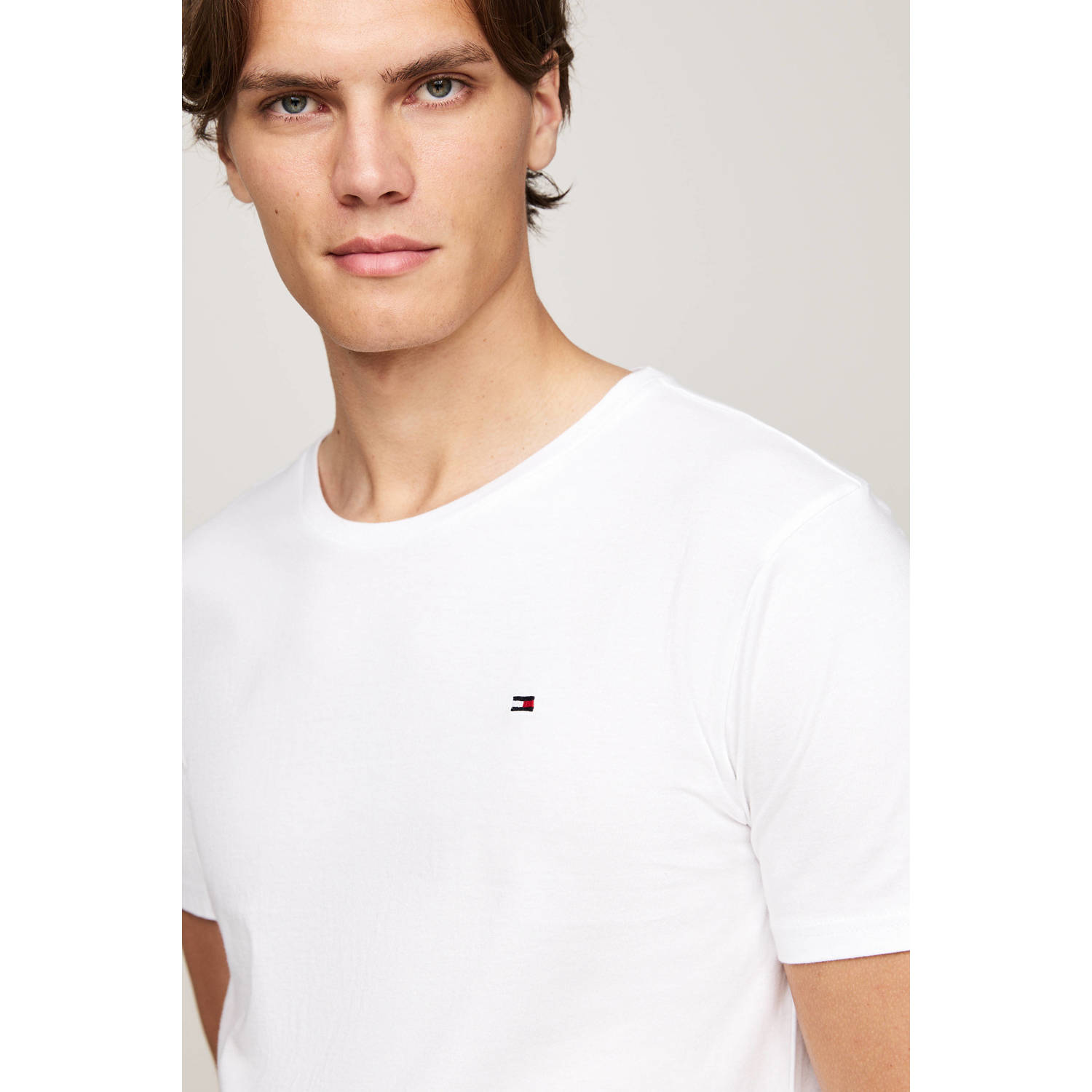 Tommy Hilfiger ondershirt (set van 3) wit