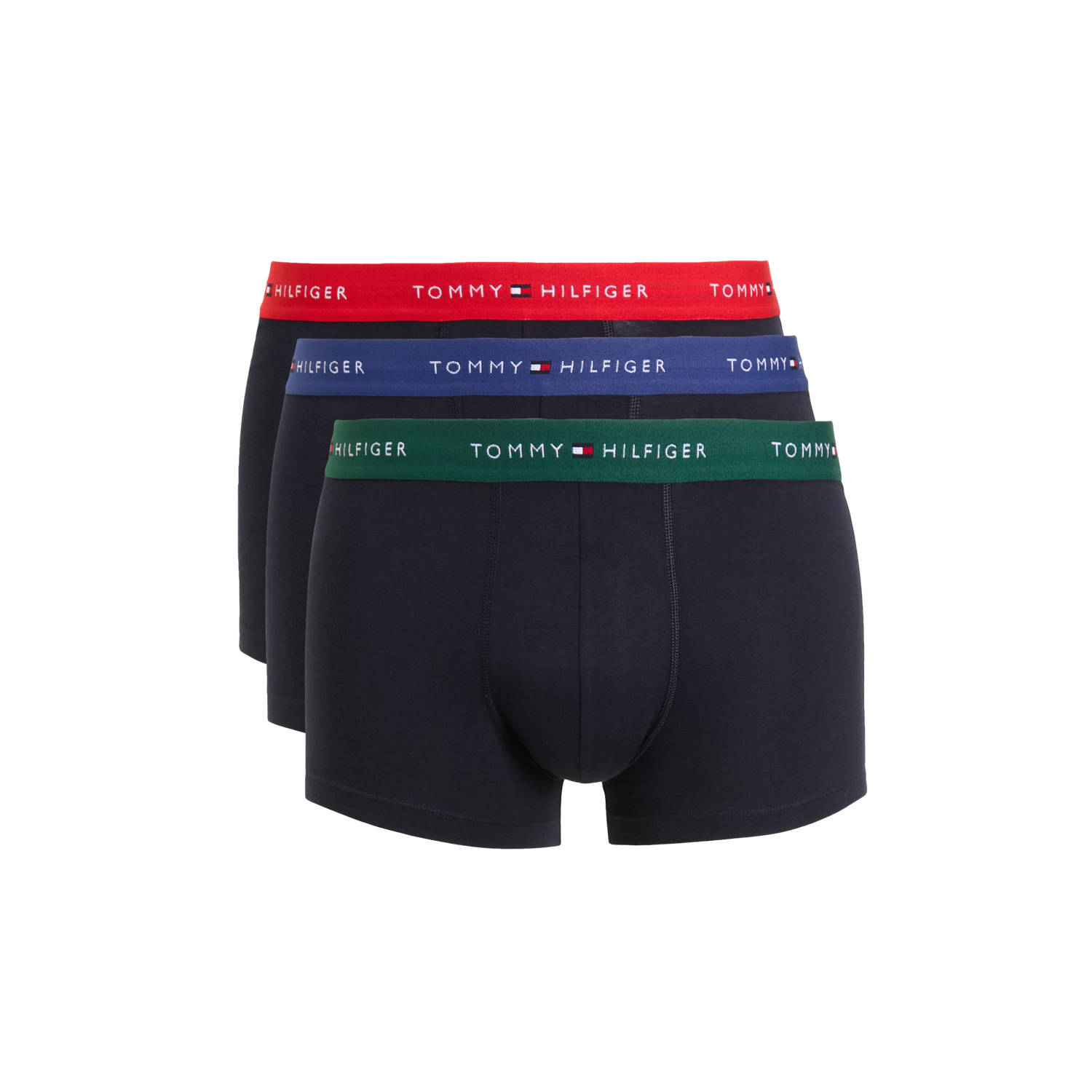 Tommy Hilfiger Underwear Trunk 3P WB TRUNK met contrasterende logo-band (3 stuks)