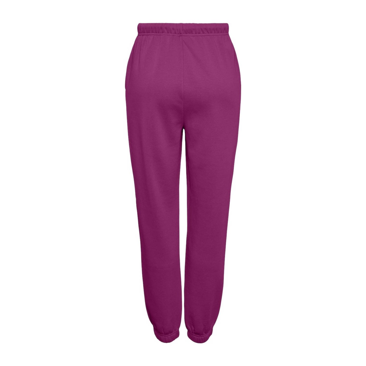PIECES high waist regular fit sweatpants PCCHILLI fuchsia