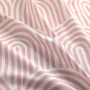 thumbnail: NOUS Living Rainbow katoenen grafische 2-persoons dekbedovertrek 200x200 cm - roze