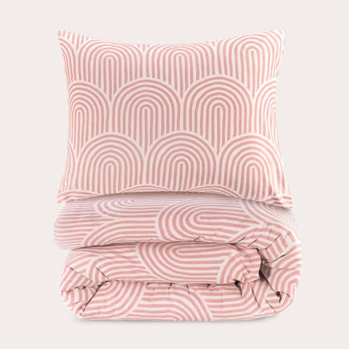 Wehkamp NOUS Living katoenen dekbedovertrek 1-persoons (140x200 cm) aanbieding