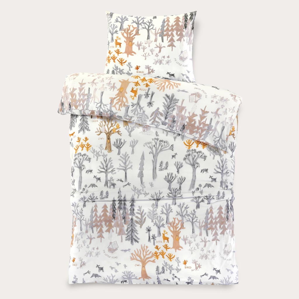 NOUS Kids katoenen dekbedovertrek kinderbed (120x150 cm)