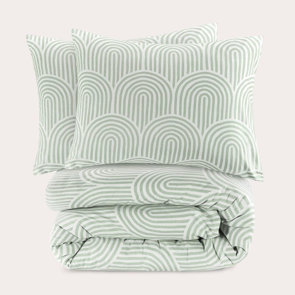 NOUS Living katoenen dekbedovertrek lits-jumeaux (240x220 cm)