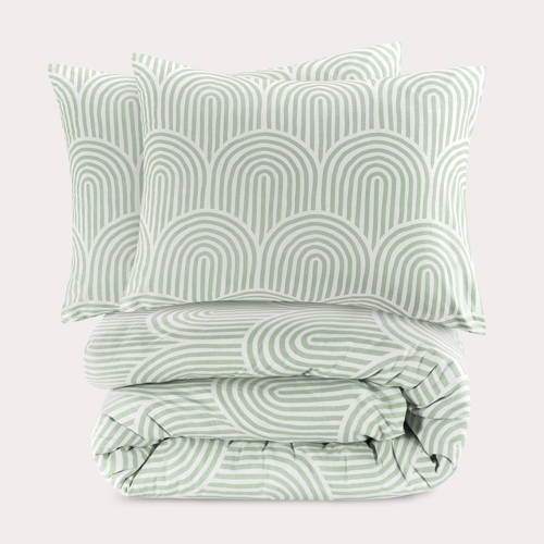 Wehkamp NOUS Living katoenen dekbedovertrek lits-jumeaux (240x220 cm) aanbieding