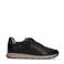 No Stress leren sneakers zwart