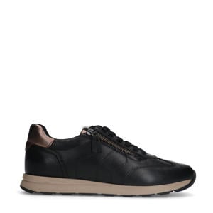 leren sneakers zwart