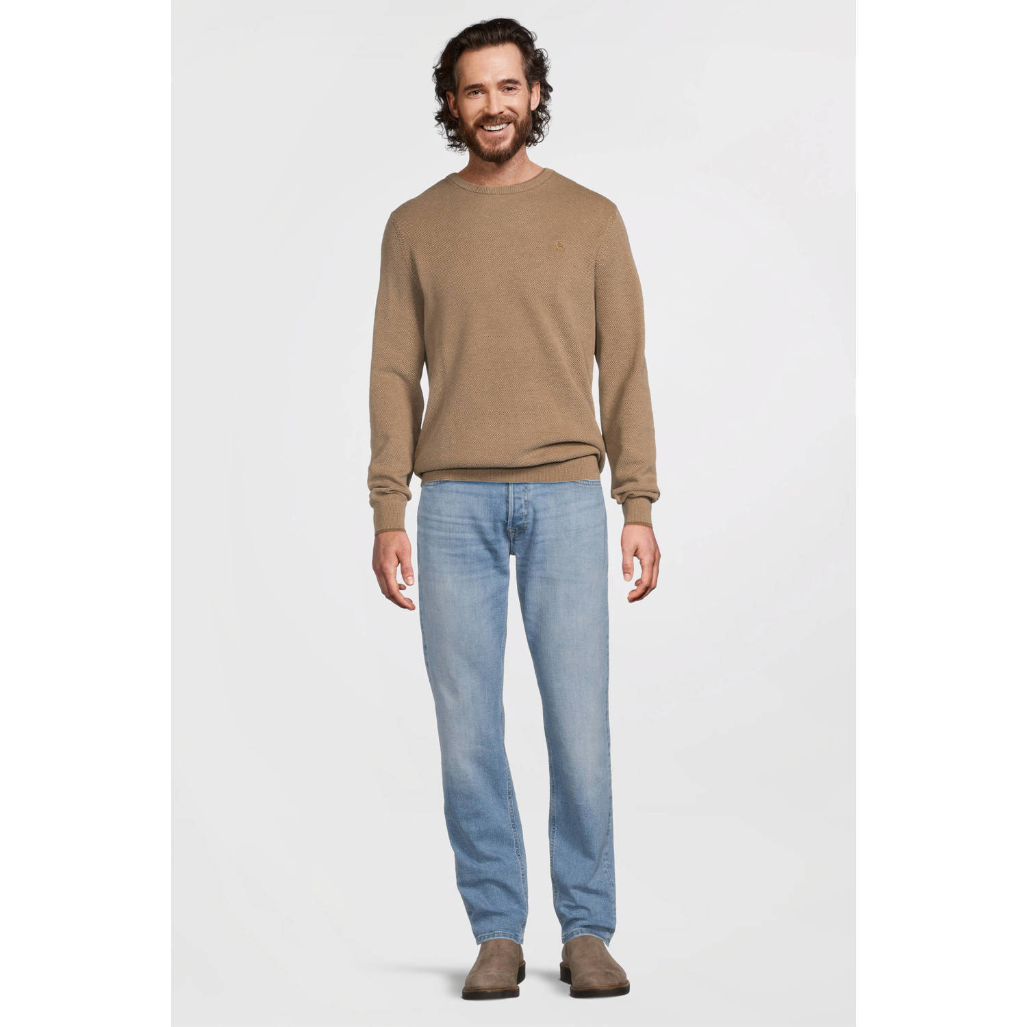 LERROS gebreide trui beige