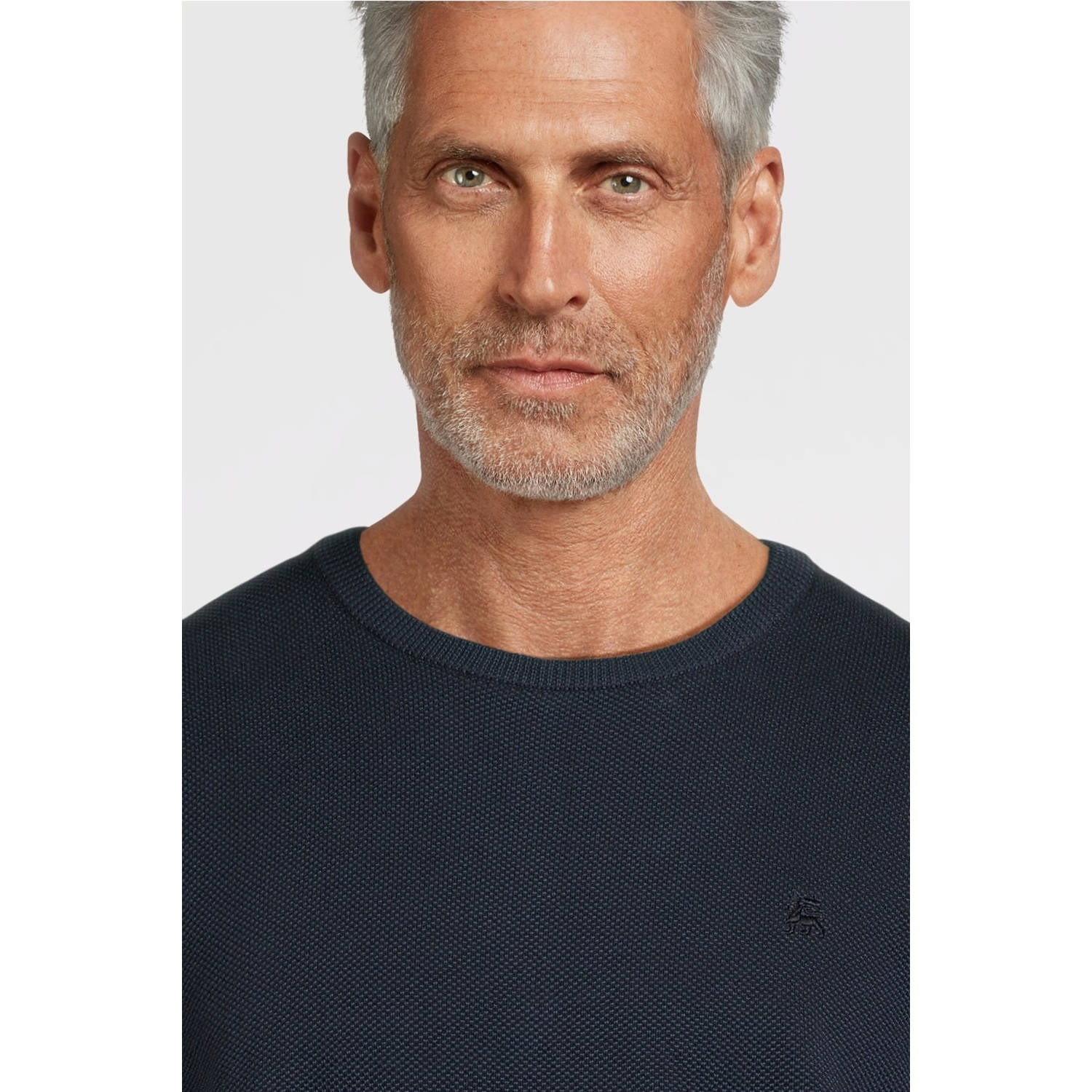 LERROS gebreide trui blauw