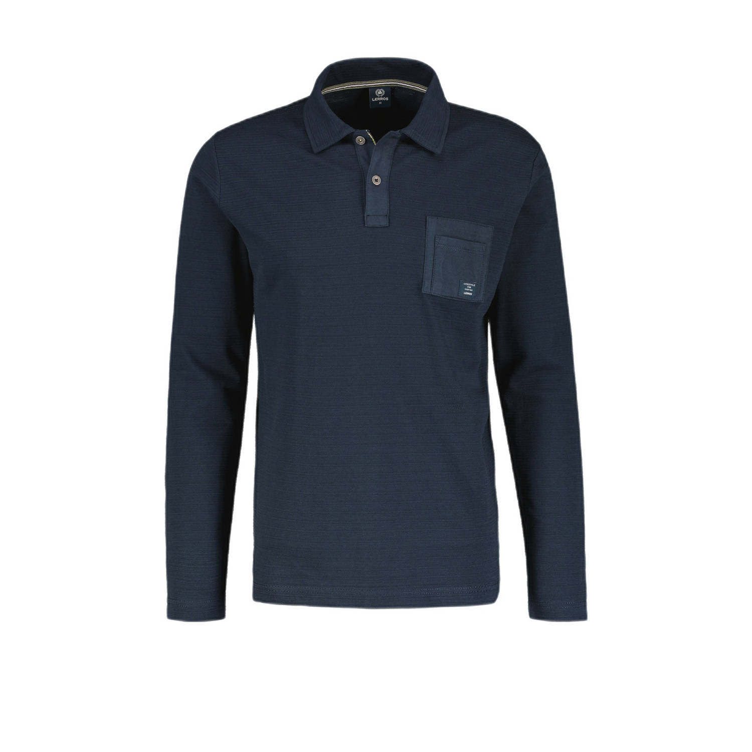 LERROS polo donkerblauw