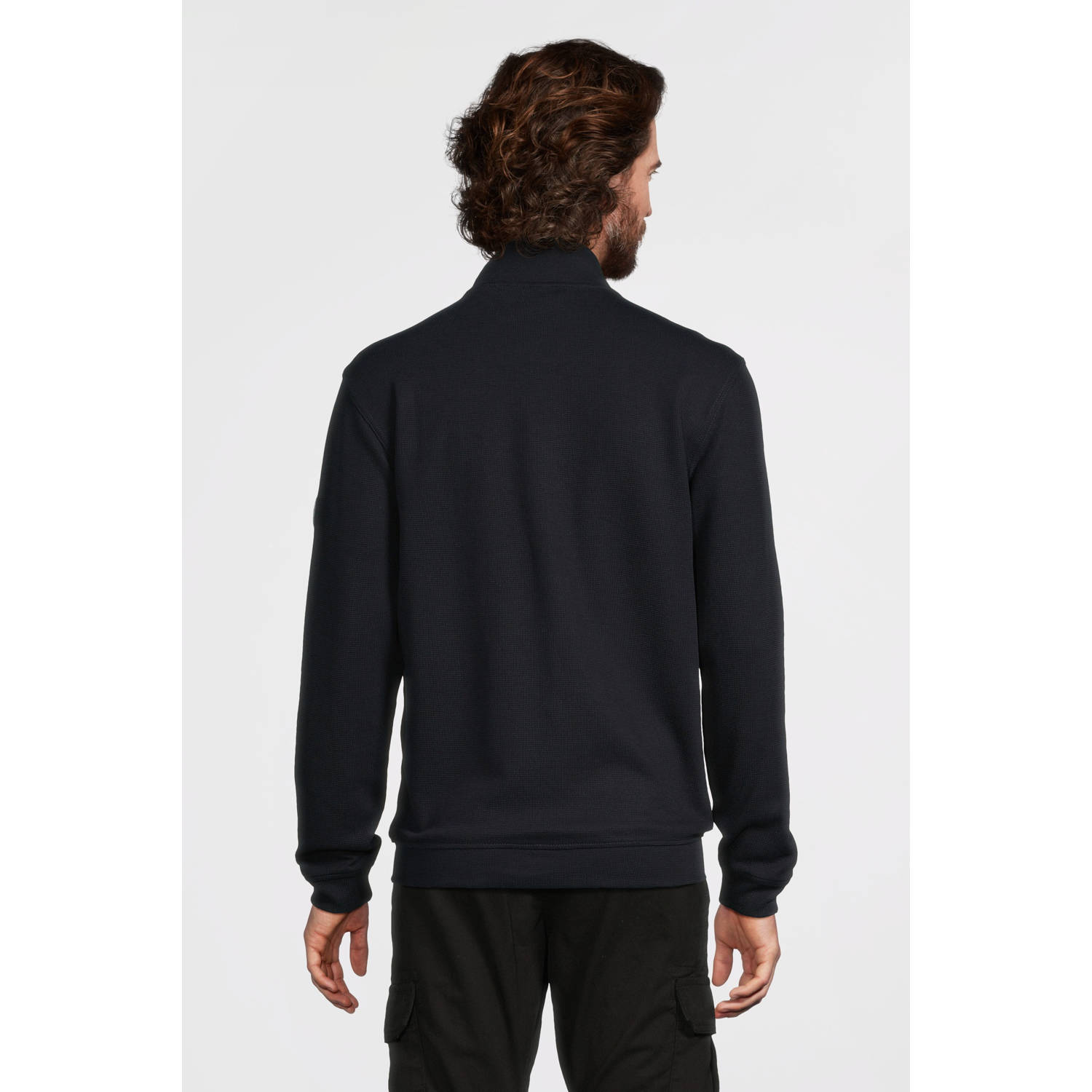 LERROS sweatvest donkerblauw