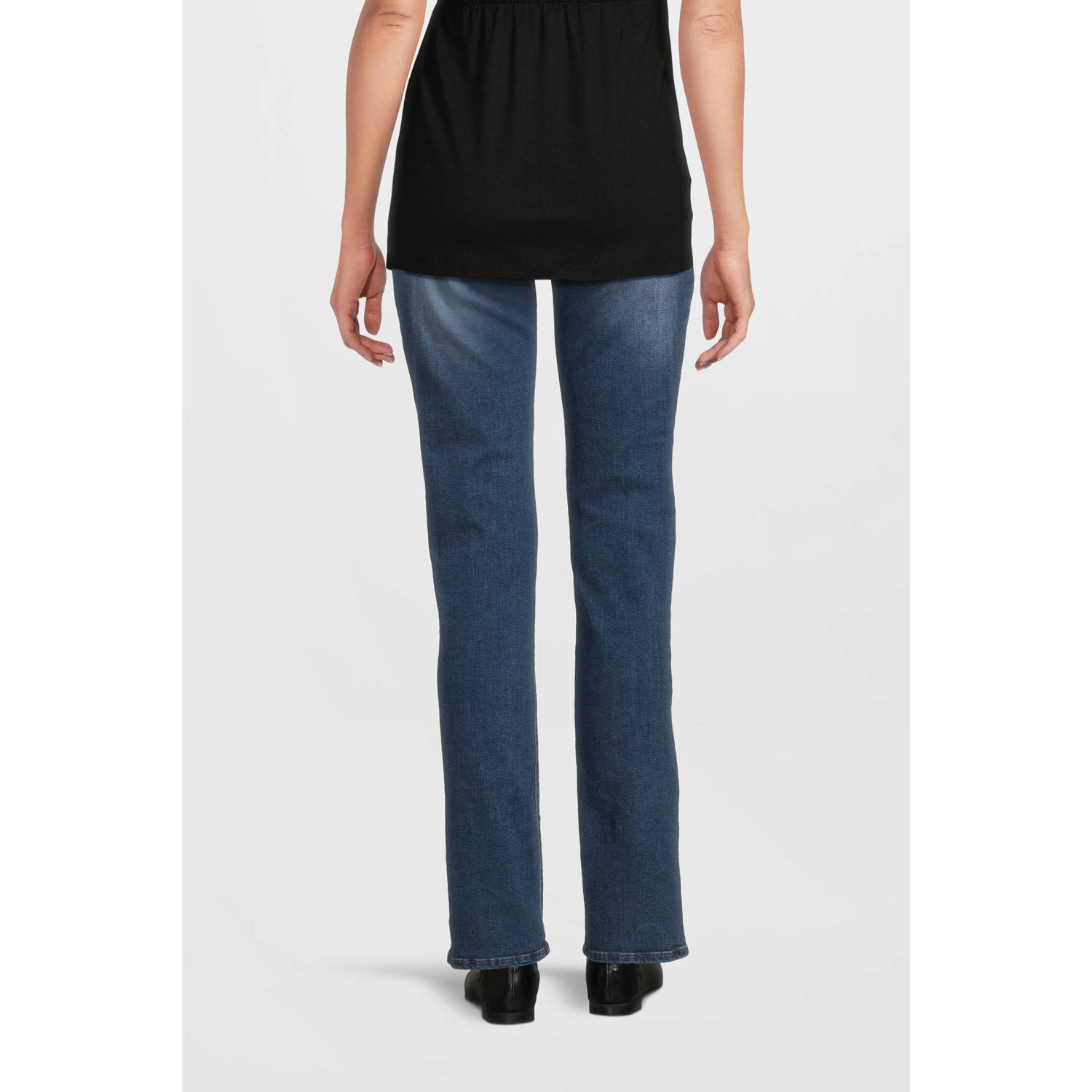 LOVE2WAIT zwangerschaps straight leg jeans Grace stonewashed