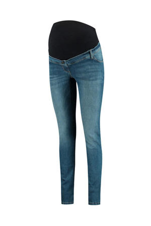 zwangerschaps straight leg jeans Grace stonewashed