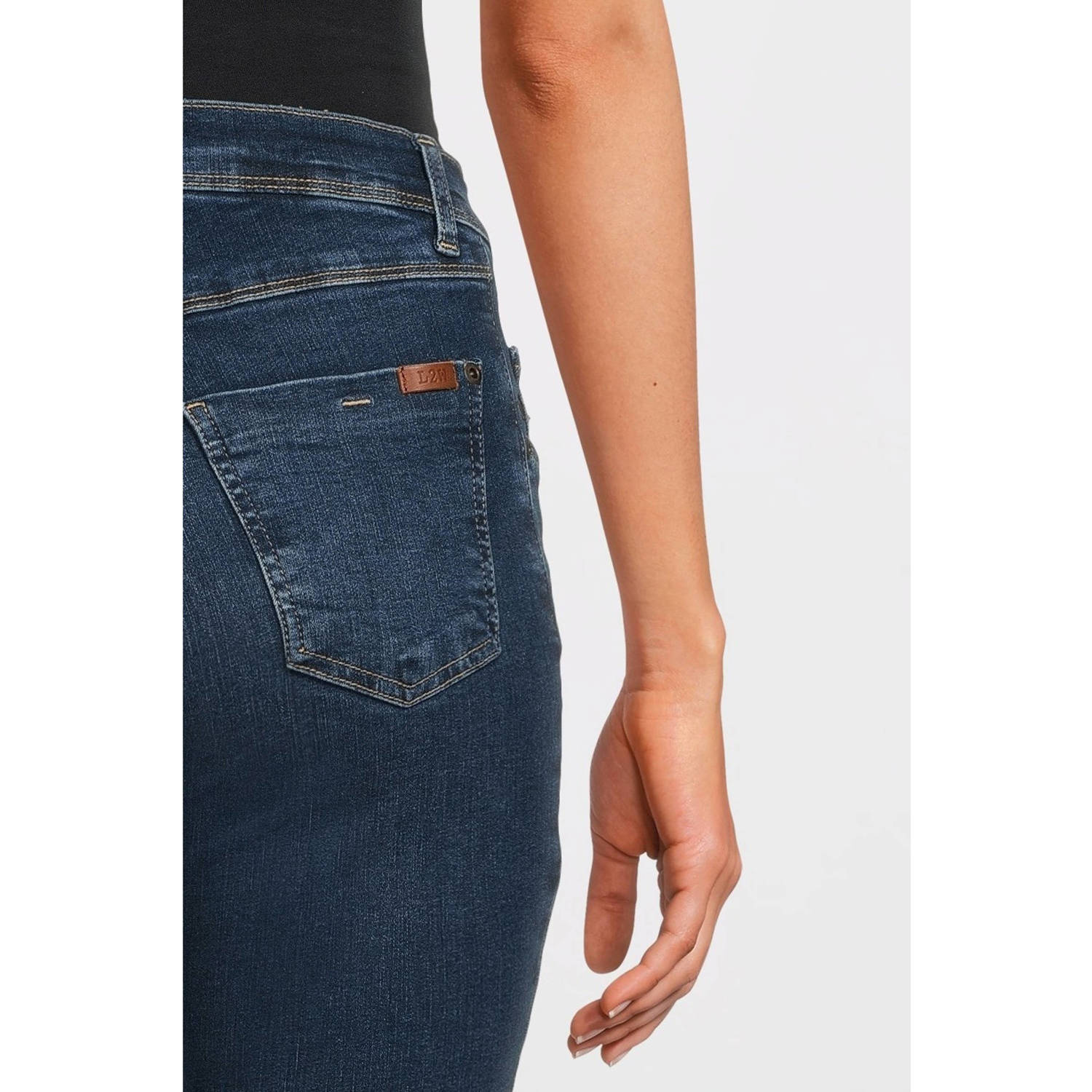 LOVE2WAIT skinny fit zwangerschaps jeans Sophia 34' Stonewashed