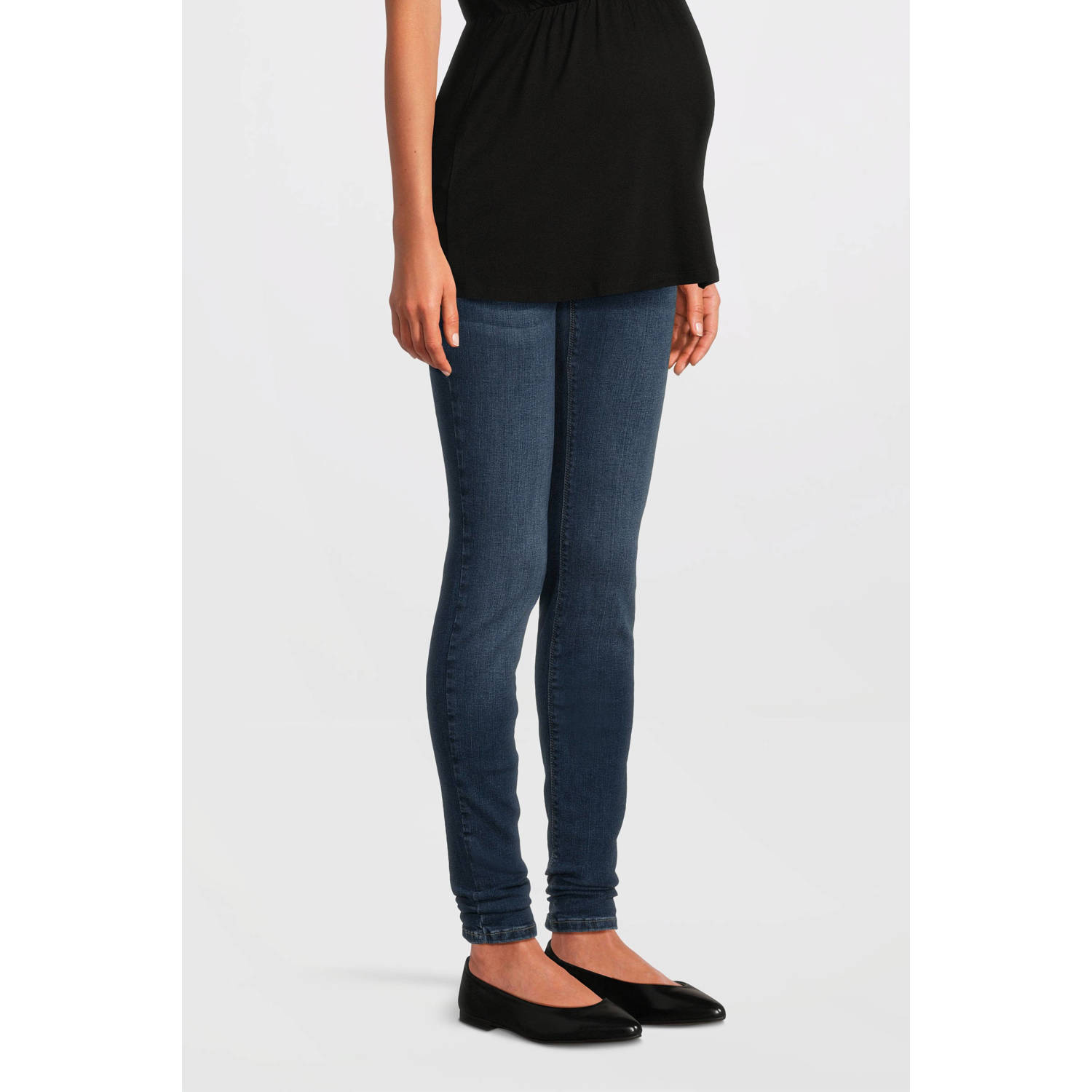 LOVE2WAIT skinny fit zwangerschaps jeans Sophia 34' Stonewashed