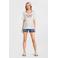 LOVE2WAIT low waist regular fit zwangerschapsshort stonewashed