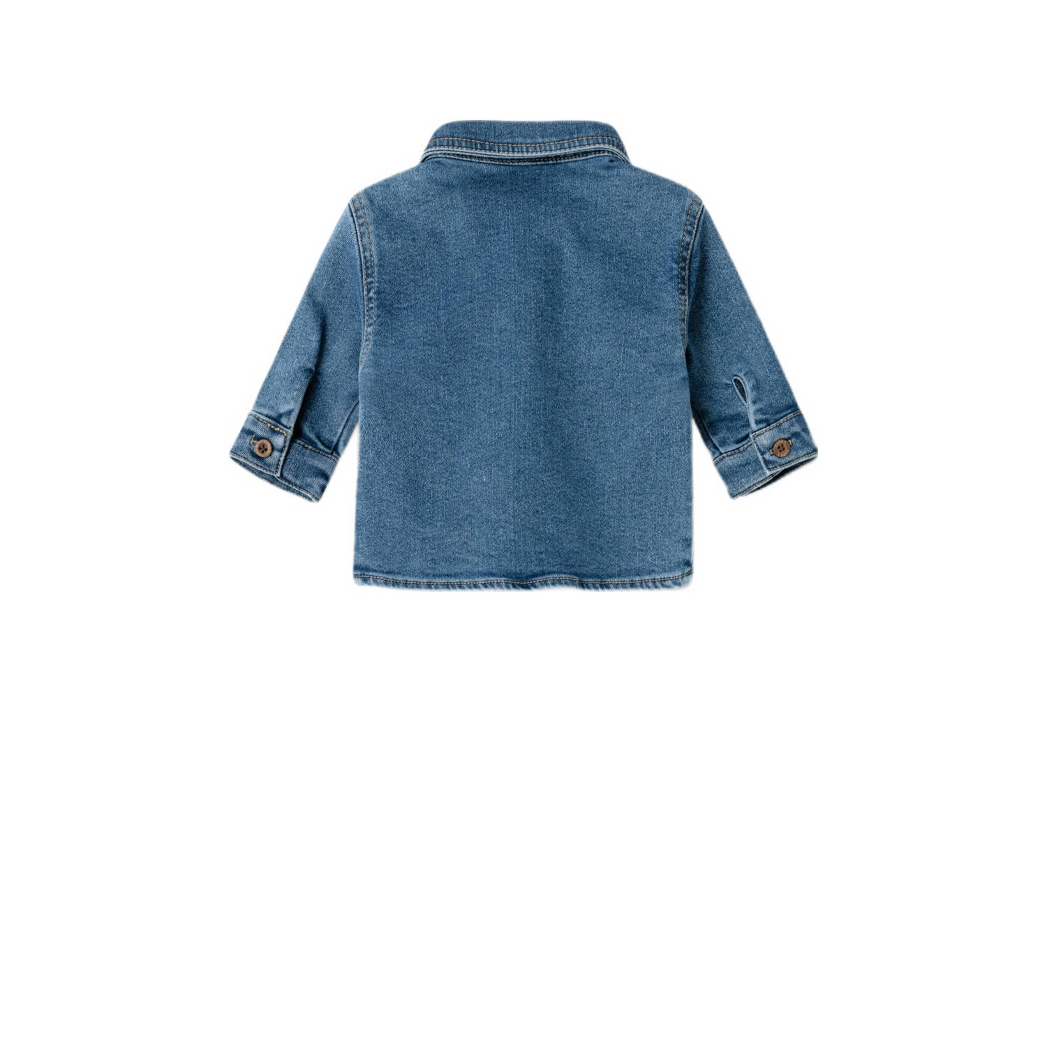 NAME IT BABY denim overhemd NBMKNUD dark blue denim