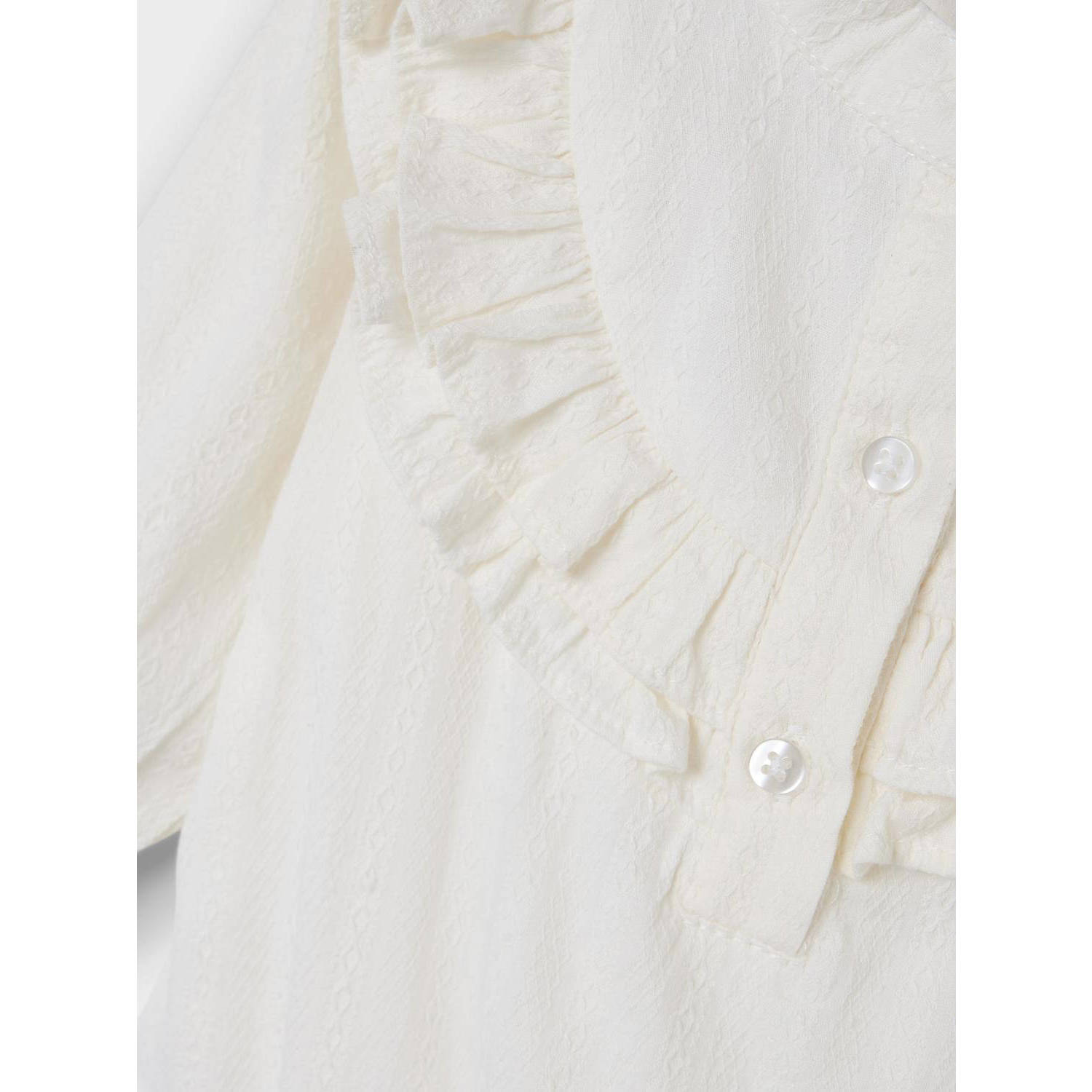 NAME IT BABY romper NBFLEMARIE met ruches offwhite