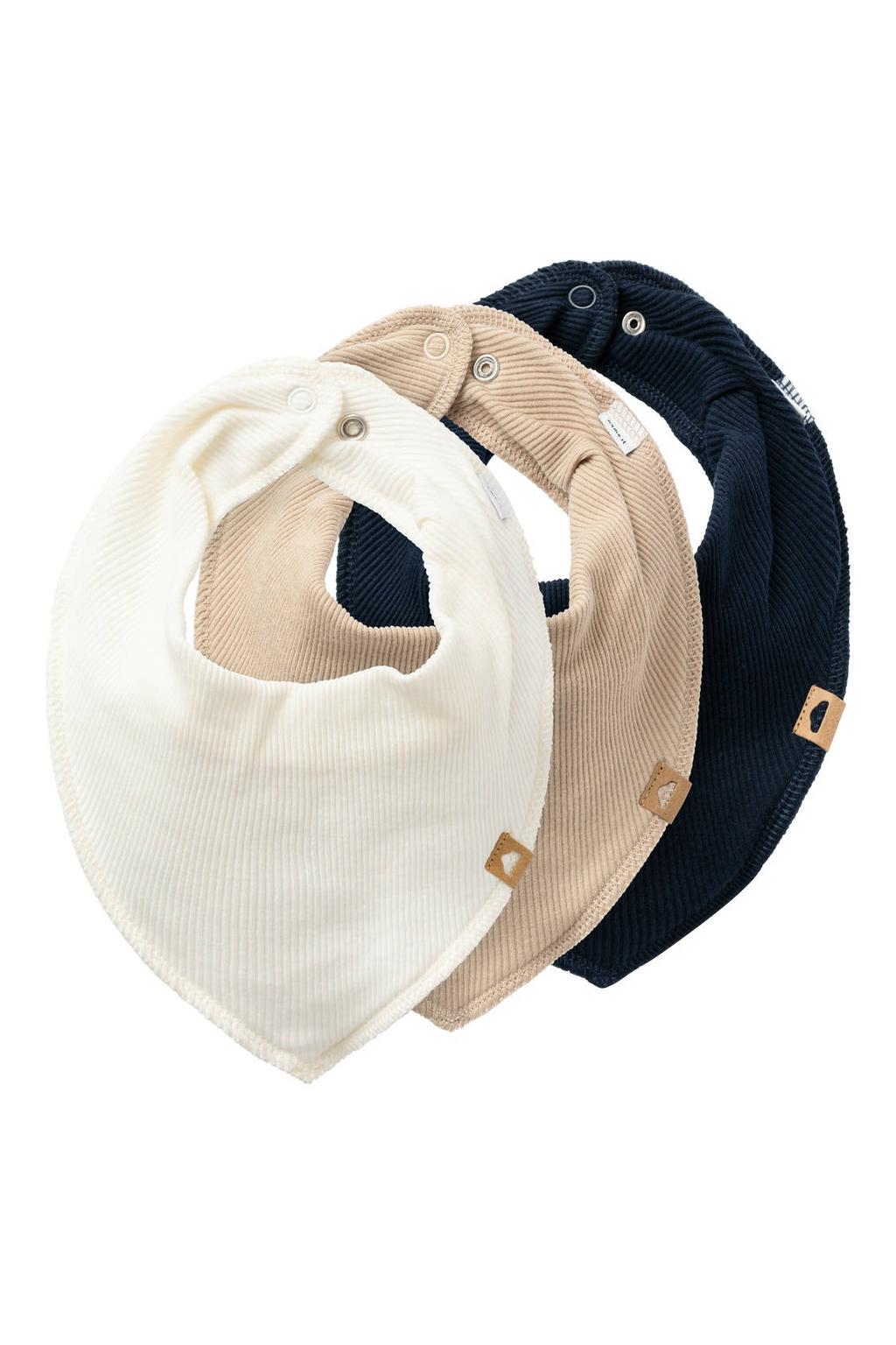 NAME IT BABY slab NBNYVETTI - donkerblauw/lichtbruin/ecru (set van 3)
