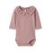 NAME IT BABY romper NBFTYLLA mauve
