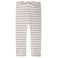 NAME IT BABY gestreepte broek NBNBANI beige/ecru