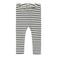 NAME IT BABY gestreepte broek NBNBANI donkerblauw/ecru
