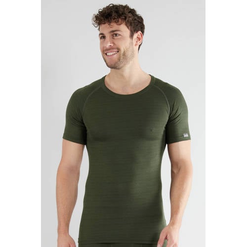 CECEBA unisex thermoshirt donkergroen afbeelding