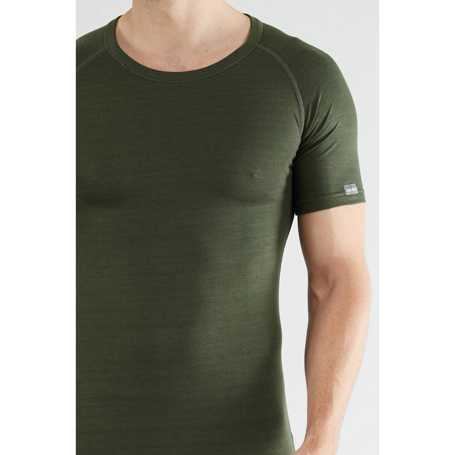 CECEBA thermoshirt donkergroen