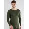 CECEBA unisex thermoshirt donkergroen