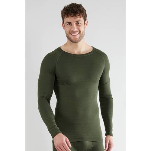 CECEBA unisex thermoshirt donkergroen afbeelding