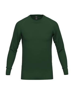 unisex thermoshirt donkergroen