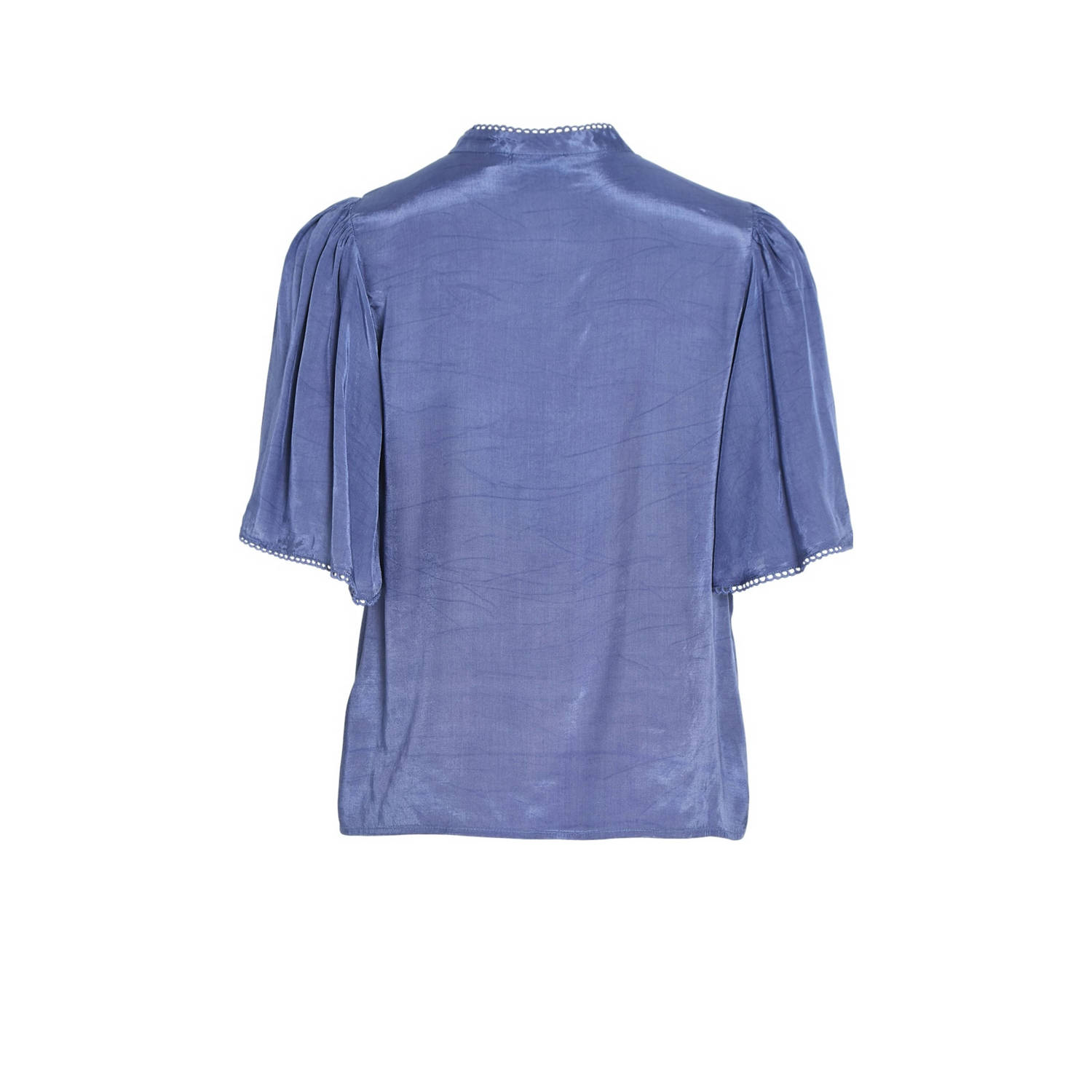 VILA blousetop VIRANNE blauw