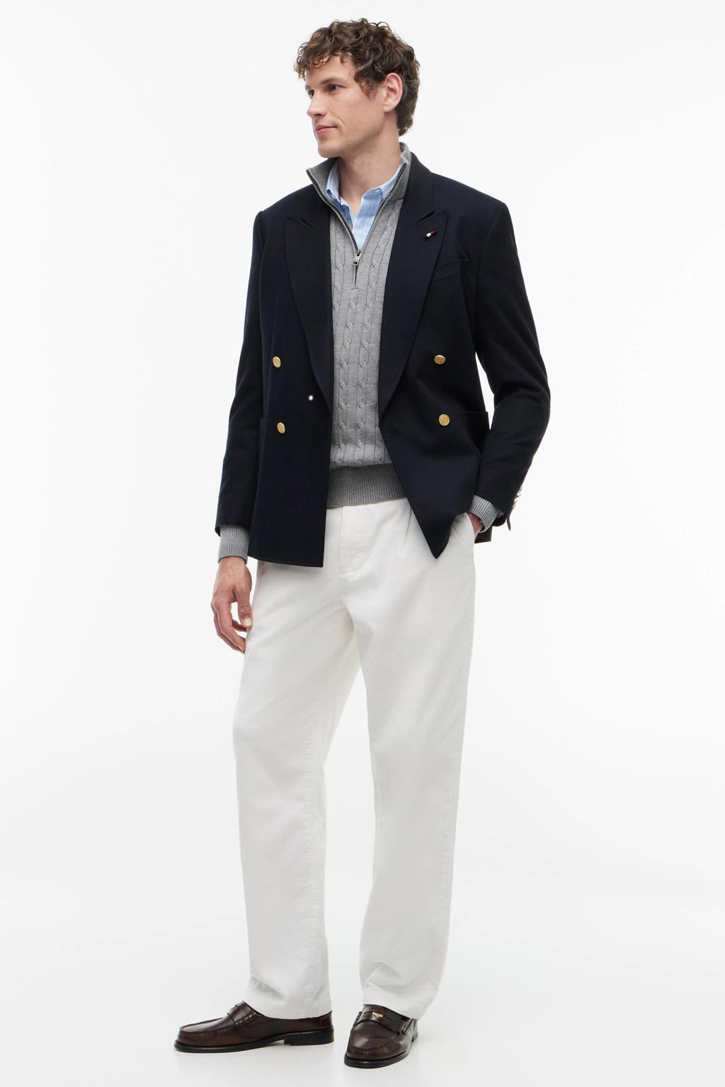Tommy Hilfiger trui grijs