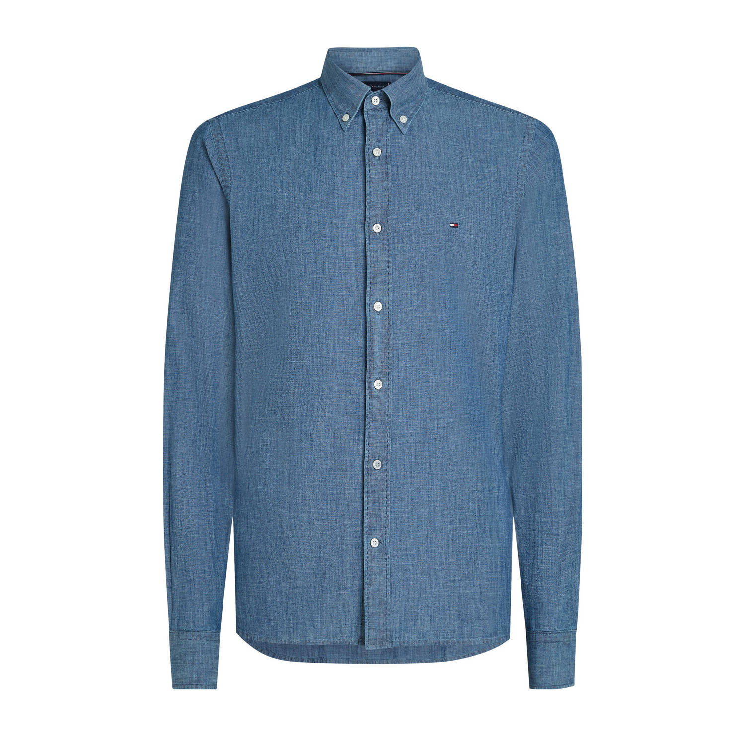 Tommy Hilfiger Overhemd met lange mouwen CHAMBRAY SOLID RF SHIRT