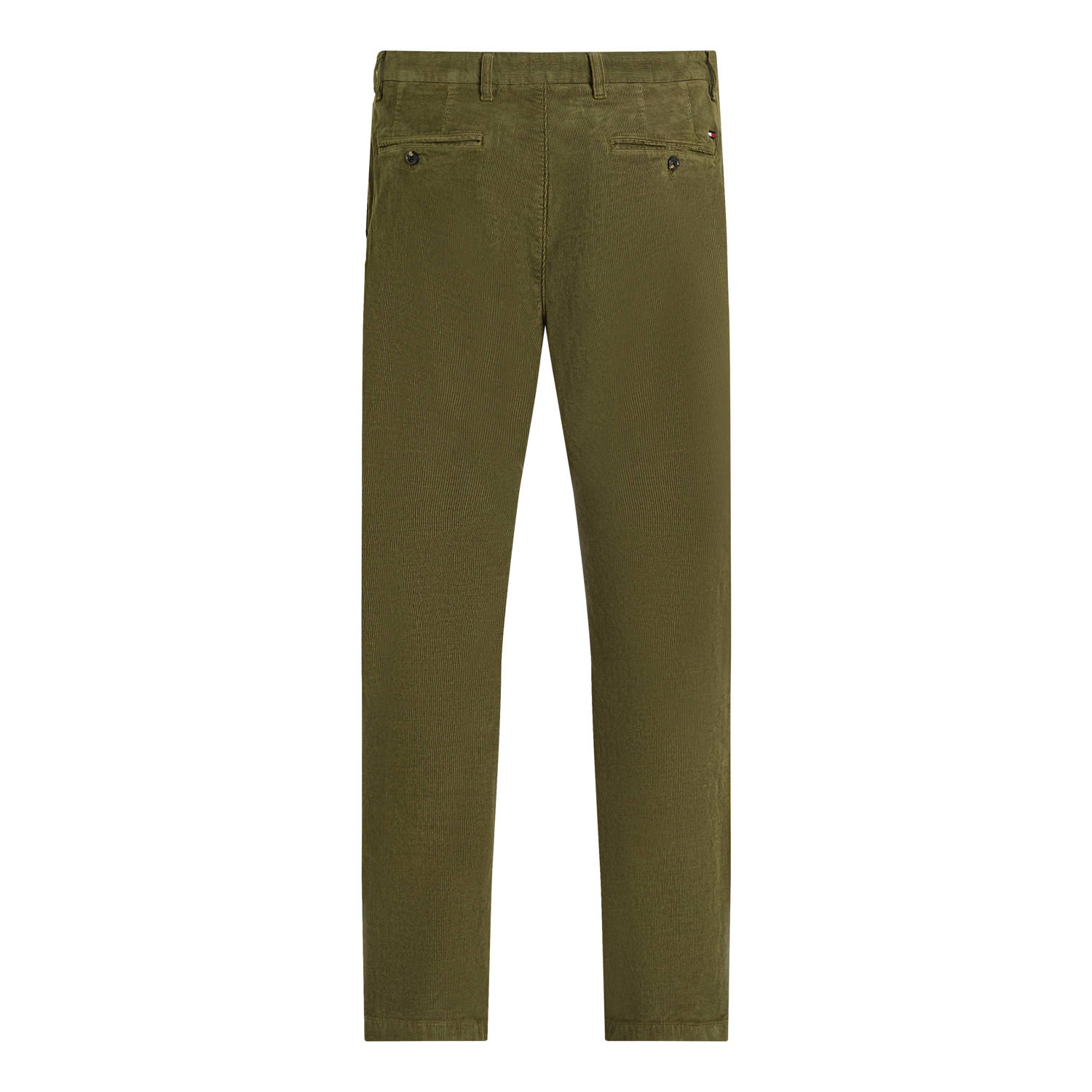 Tommy Hilfiger corduroy straight fit chino army green