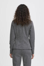 thumbnail: ICHI getailleerde blazer IHKATE JACQUARD grijs