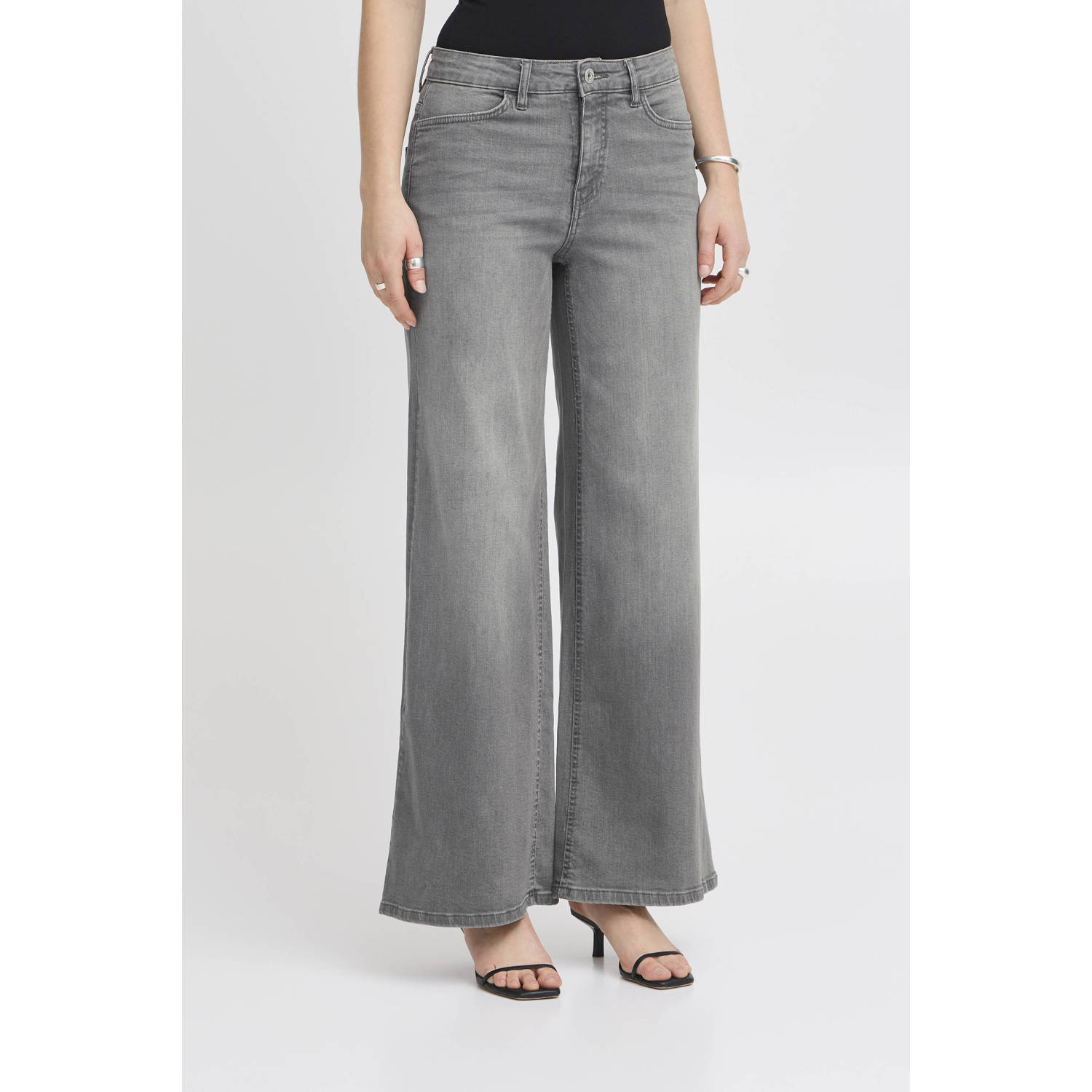 Ichi Bootcut Jeans voor dames Herfst Winter collectie Blue Dames
