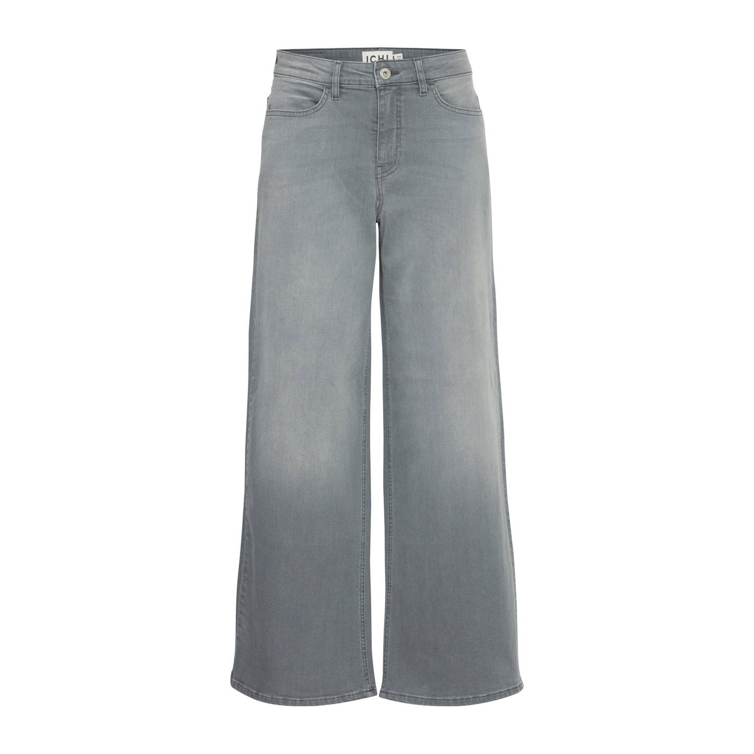 ICHI high waist wide leg jeans IHTWIGGY grey denim