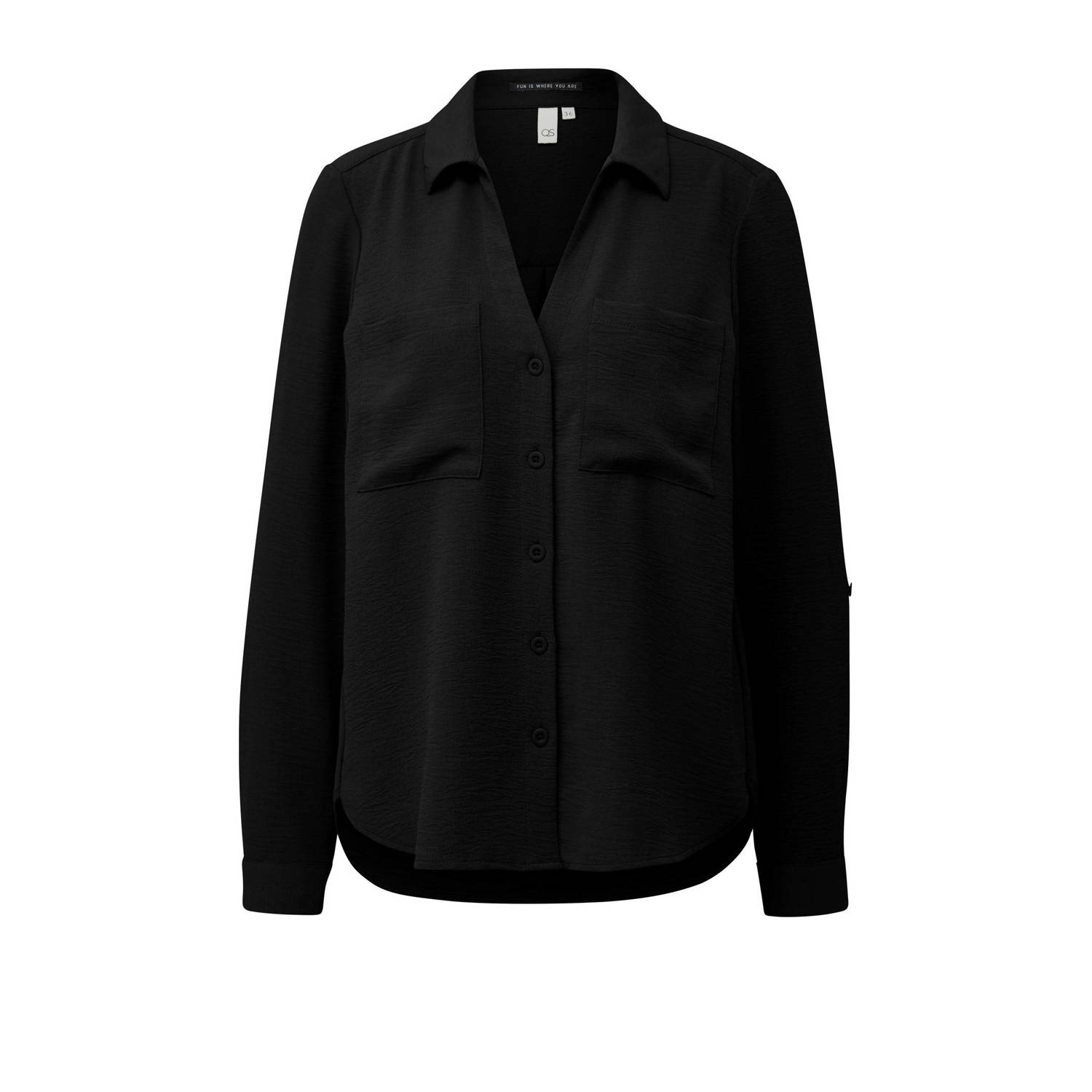 QS Overhemdblouse met knoopsluiting