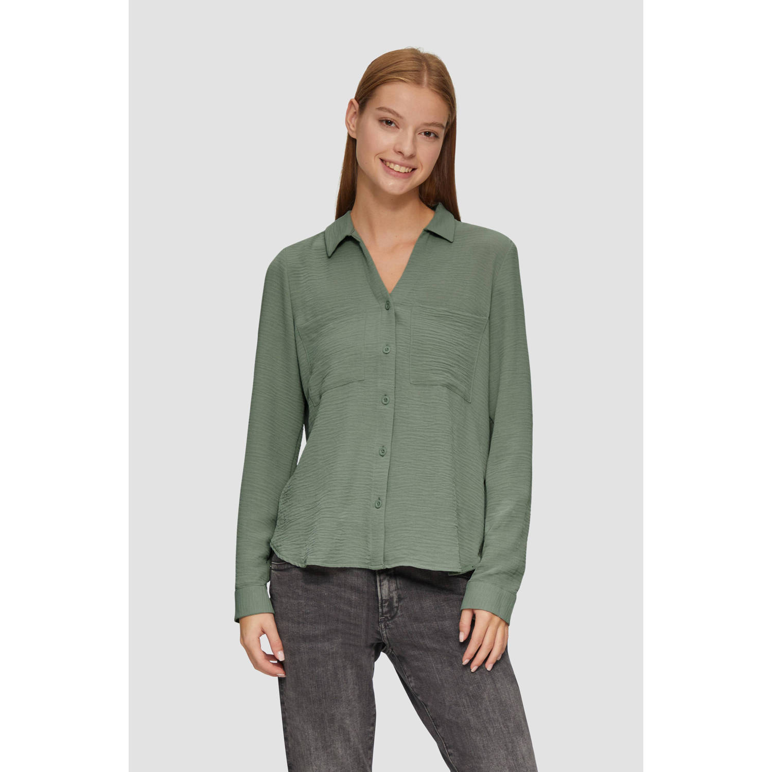 Q S by s.Oliver blouse groen
