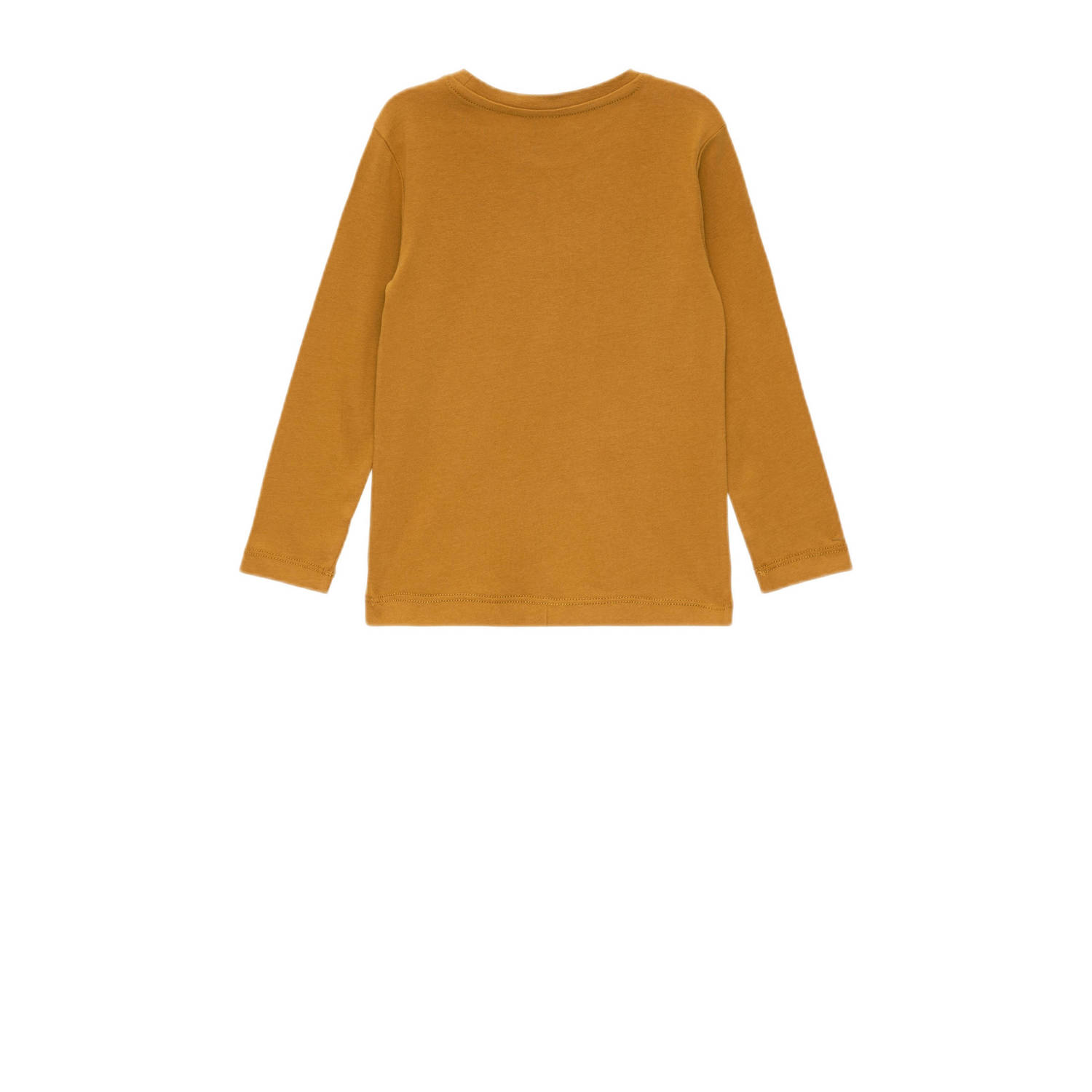 s.Oliver longsleeve met printopdruk camel