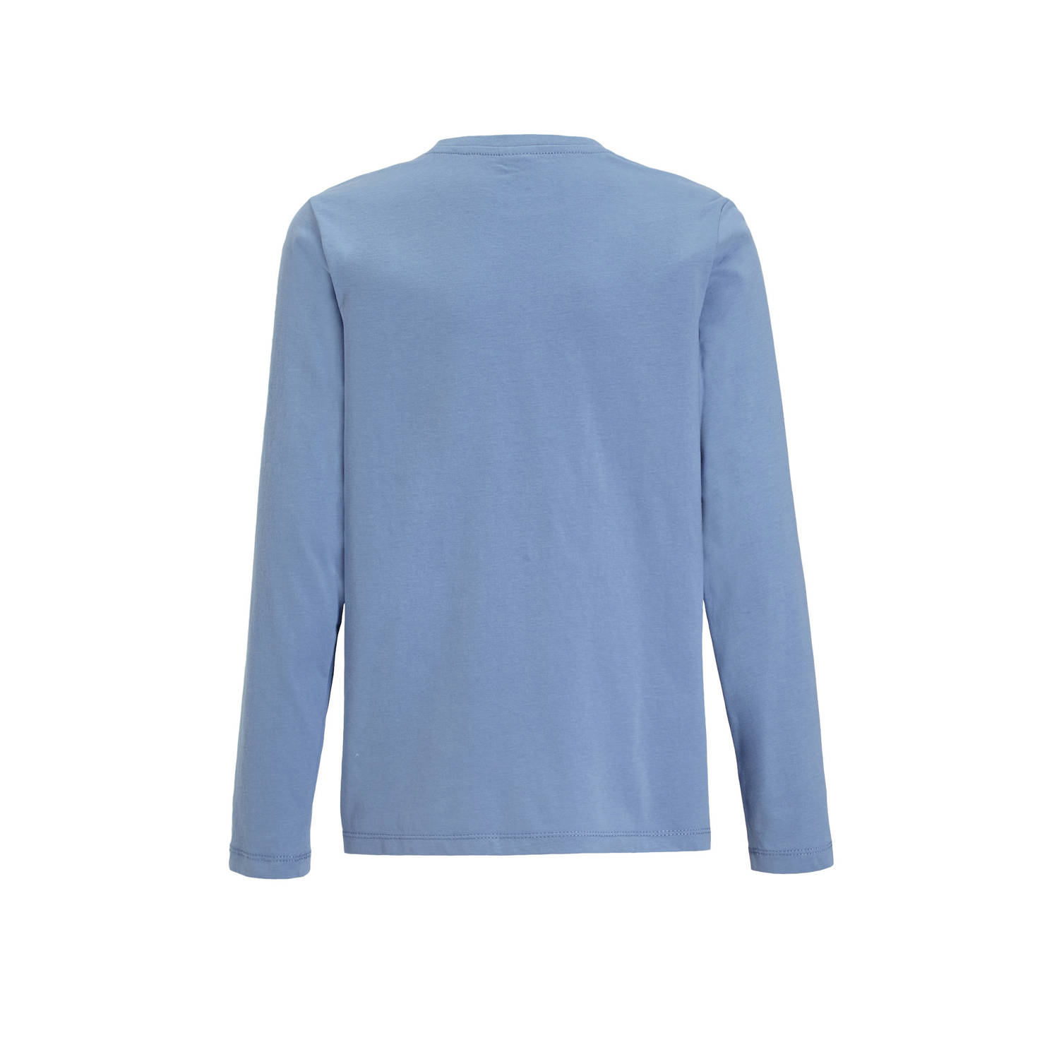 s.Oliver longsleeve met printopdruk blauw