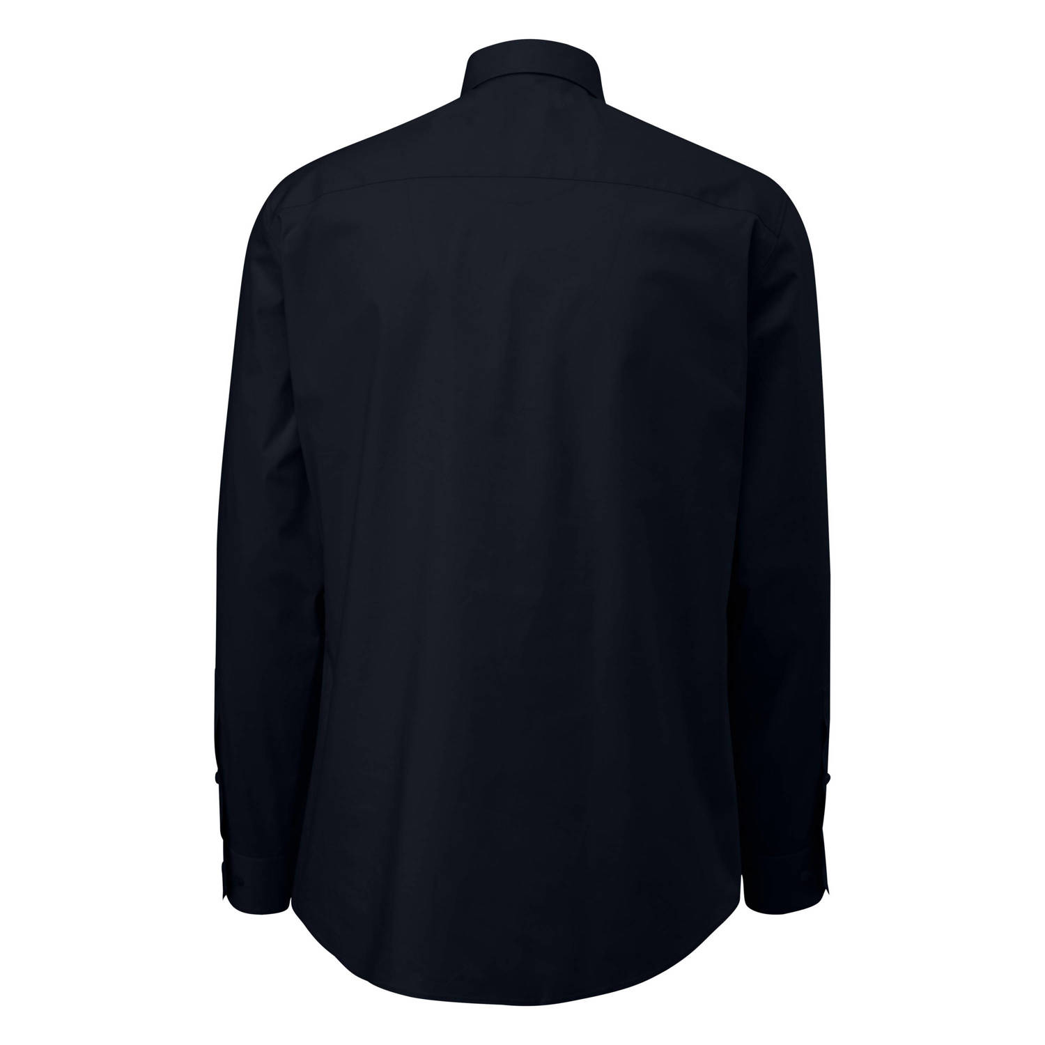 s.Oliver BLACK LABEL slim fit overhemd donkerblauw