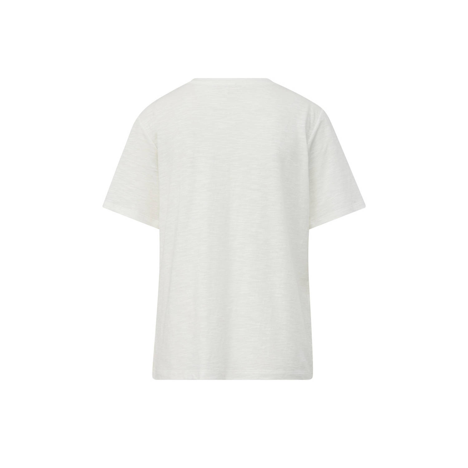 s.Oliver T-shirt met printopdruk ecru zwart
