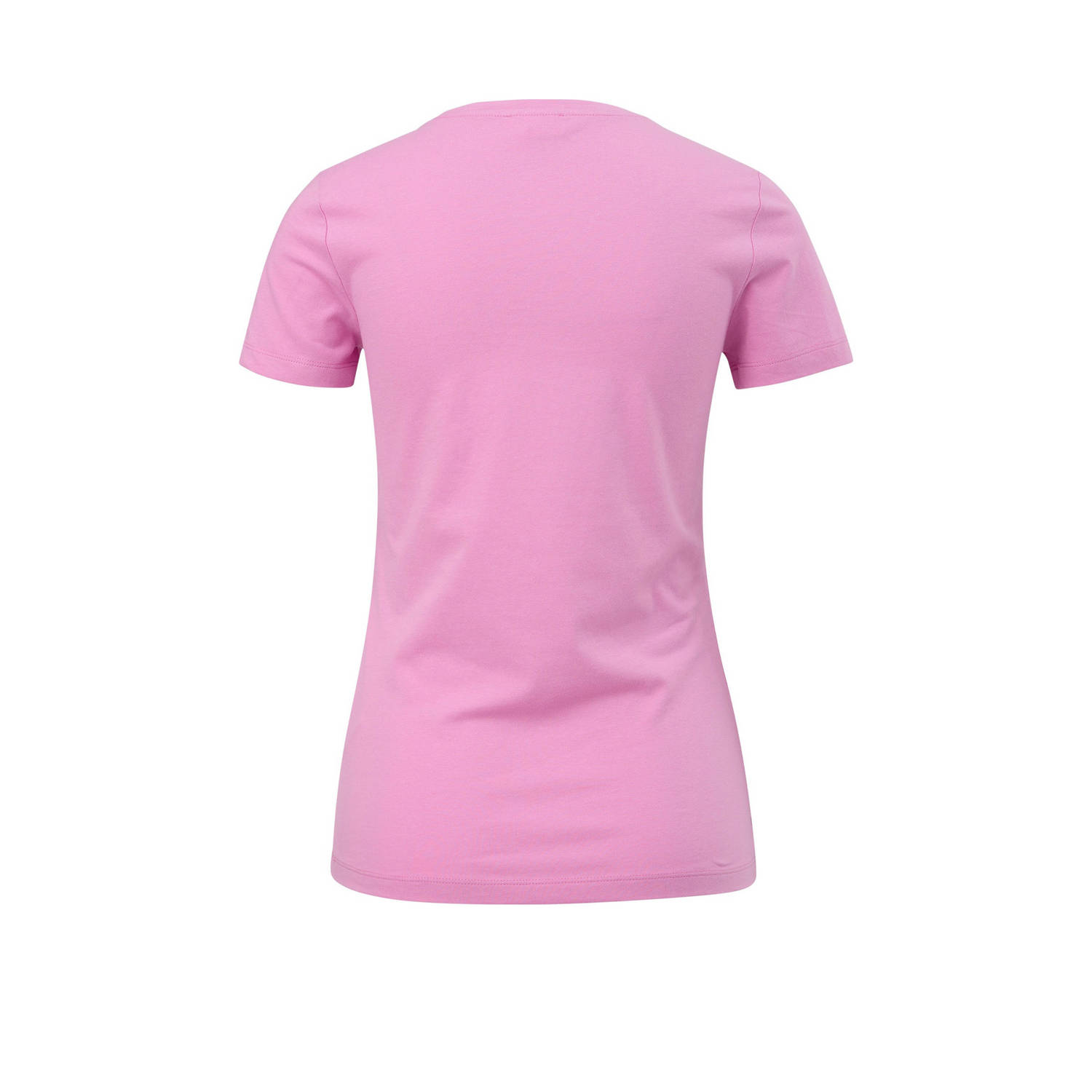 s.Oliver T-shirt met printopdruk roze