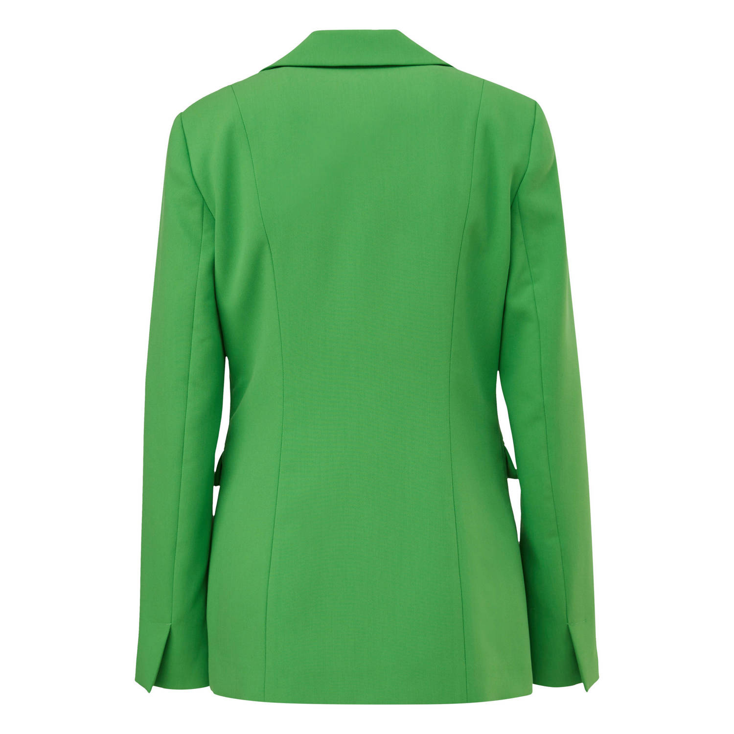 comma rechtvallende blazer groen