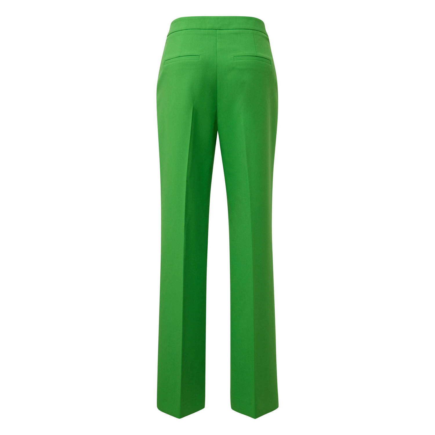 comma straight fit pantalon groen