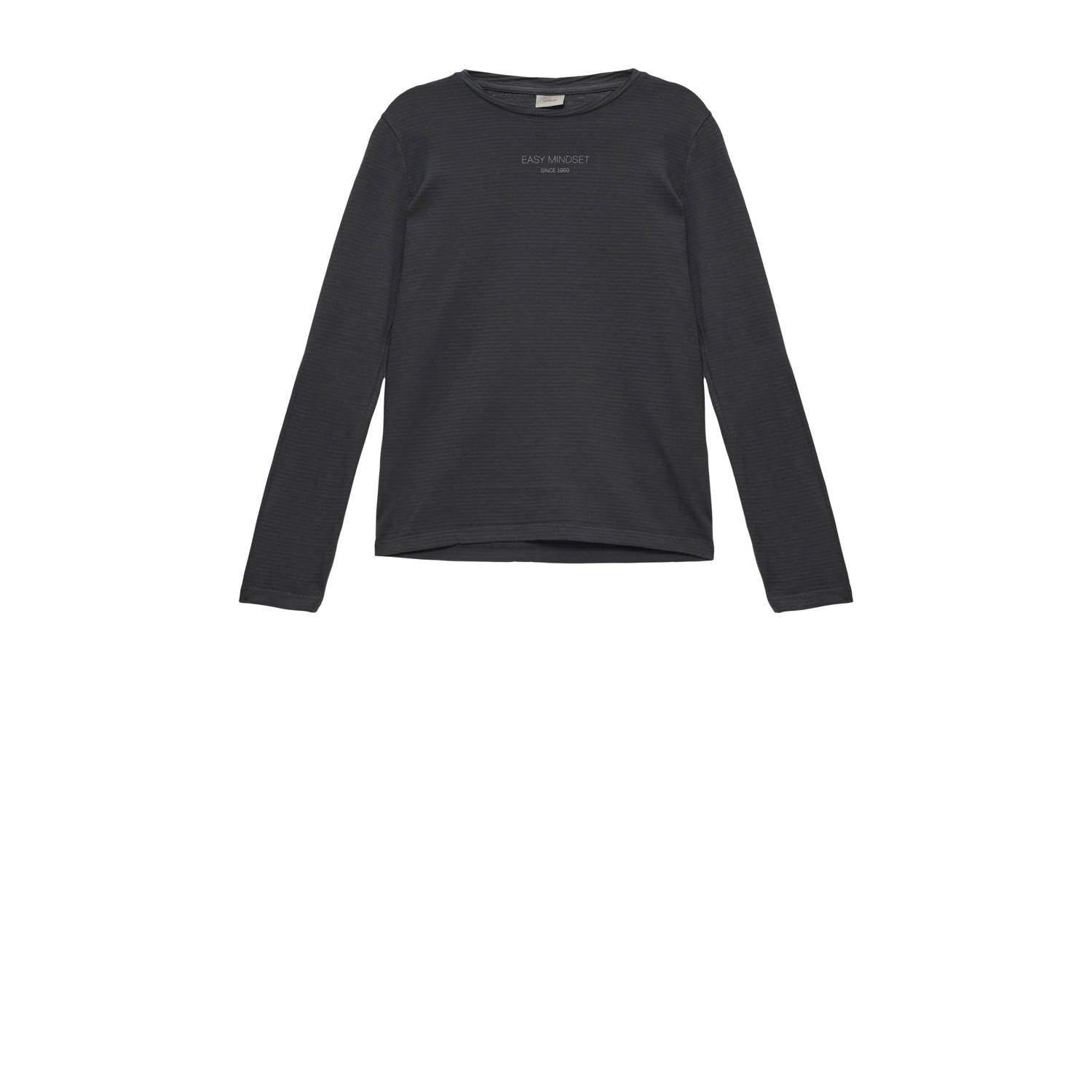 s.Oliver longsleeve met tekst zwart